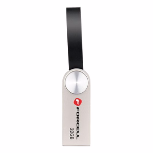 FORCELL F-DATA USB zibatmiņa Metal 32GB USB3.2 Gen 1 (USB A) sudrabaina
