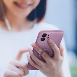 Roar Amber viedtālruņa apvalks – iPhone 17 Pro violets