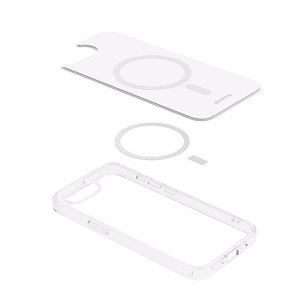 Crong Clear MAG Cover MagSafe vāciņš ierīcei iPhone 17e / 16e, caurspīdīgs