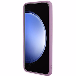 Guess Glitter Script viedtālruņa apvalks Samsung Galaxy S24 - violeta