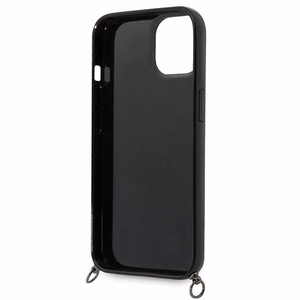 Karl Lagerfeld KLHCP14SSTSTP iPhone 14 6.1 "cietais apvalks rozā / rozā Krāsu Svītras Siksna