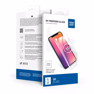 Aizsargstikls Blue Star - SAMSUNG Galaxy S22 ar pilnu ekrānu (ar pilnu līmējumu, piemērots korpusam) - melns