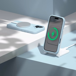 Etteri Silikona Mag maciņš for iPhone 17 gaiši zils