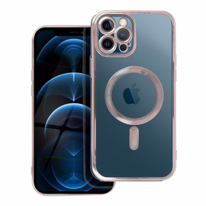 ELECTRO MAG COVER viedtālruņa apvalks ar MagSafe iPhone 12 Pro Max rozā zelts