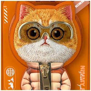 Чехол Nimmy Cool&Cute 2.0 Cat для iPhone 17 Pro с магнитным держателем - оранжевый
