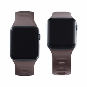 3mk silikona siksniņa Apple Watch, 42/44/45/46/49 mm, Taupe, lielais izmērs