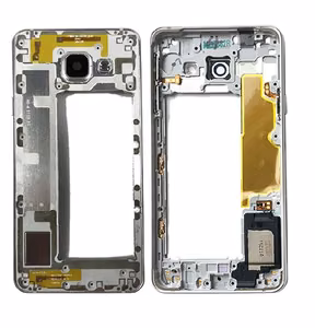 Middle housing Samsung A310 A3 2016 pelēks (melns) ar buzzer un sides buttons original (used Grade B)