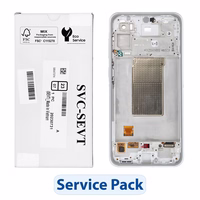 ServicePack LCD displejs SAMSUNG A36 5G A366B balts GH82-36841B