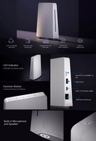 Vārteja iHost Hub WiFi ZigBee Bluetooth Matter SONOFF AIBridge 2GB LAN