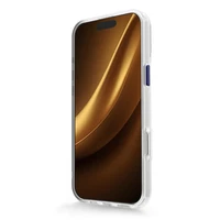 Caurspīdīgs īpaši plāns magnētiskais viedtālruņa apvalks iPhone 13 6,1" zils