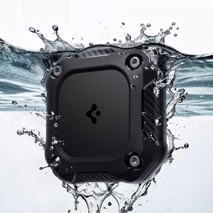 Spigen Tough Armor viedtālruņa apvalks AirTag 1/2 - Melns