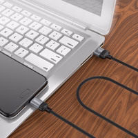 Borofone Kabelis BX28 Dignity - USB uz Micro USB - 2,4A, 1 metrs, pelēks