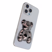 Lipīgs tālruņa statīvs BEAR - melns