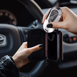 Tech-Protect KLR300 RFID aizsargājošs automašīnas atslēgu apvalks - rozā