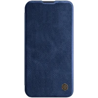 Nillkin Qin Pro ādas futrālis Apple iPhone 14 Pro Max blue