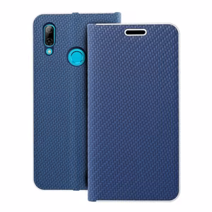 Flip case for Huawei P Smart 2019 Luna Book Carbon blue
