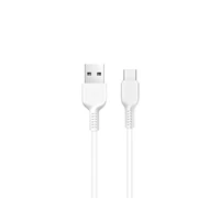 Kabelis USB A uz USB C Hoco 2,4A 1 m X20 balts