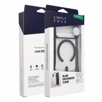 ROAR viedtālruņa apvalks SLIM DEFENDER IPHONE 16 Pro Max melns