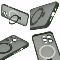 Tel Protect MagSafe ar statīvu viedtālruņa apvalks iPhone 12 Pro (m) - zaļš (m)