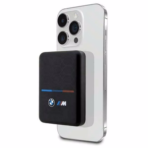 Индуктивный внешний аккумулятор BMW M Collection MagSafe 15W 3000mAh - чёрный