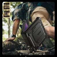 Supcase IBLSN Armorbox viedtālruņa apvalks Samsung Galaxy Z Flip 7 - melns