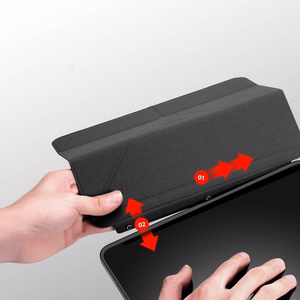 DUX DUCIS apvalks MAGI ar zīmuļa turētāju iPad 10.9 (2022) melns