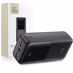 Внешний аккумулятор Tech-Protect PB03 30000mAh 22.5W - чёрный