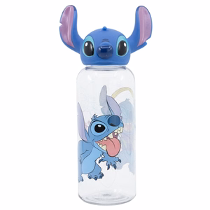 Disney Stitch Flowers pudele ar 3D vāciņu, 560 ml