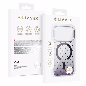 Liavec Bubble maciņš iPhone 18 Pro Max / 17 Pro Max, bordo