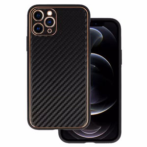 Tel Protect Leather Carbon кожаный чехол для iPhone 11 Pro чёрный