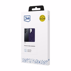3mk Smoke MagCase priekš Samsung Galaxy S25 Ultra violets-caurspīdīgs