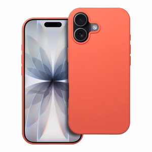 Viedtālruņa silikona apvalks IPHONE 17 persikas krāsā