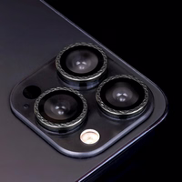 Briļļu komplekts iPhone 11 Pro melnajam rombam (3 gab.)