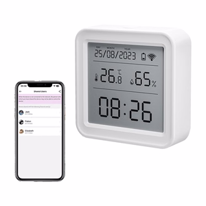 Zigbee Gosund ST17 LCD viedais temperatūras un mitruma sensors Tuya