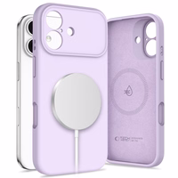 Tech-Protect Silicone magnētiskais viedtālruņa apvalks iPhone 17 - violets