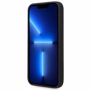 Viedtālruņa apvalks BMW BMHMP14MSLBLBK iPhone 14 Plus 6.7 "melns / melna cietais apvalks Silikona Paraksta Logotips Magnētiskais