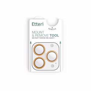 Etteri camera lens protector iPhone 17 Pro / 17 Pro Max oranžs