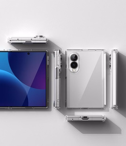 Ringke Fusion Flap vāciņš modelim Samsung Galaxy Z Fold 8 – caurspīdīgs