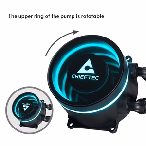 CHIEFTEC ICEBERG 360 DARK procesora šķidruma dzesētājs