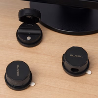 Blavec Cable organizer BX-01 self-adhesive clip melns - 3 pieces