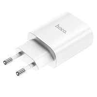 Tālruņa lādētājs Hoco USB C PD 20W N14 balts
