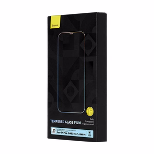 Baseus Crystal закалённое стекло пылезащитное 0.3mm для iPhone 14 Pro Max (2шт)