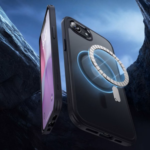 ESR Classic Hybrid Halolock MagSafe viedtālruņa apvalks iPhone 16e - melns
