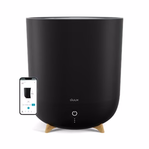 Duux Neo – умный ультразвуковой увлажнитель воздуха для помещений до 50 м², бак 5 л, 500 мл/ч, чёрный