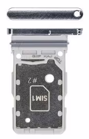 SIM kartes turētājs Samsung G998 S21 Ultra 5G Phantom Silver oriģināls (servisa iepakojums)