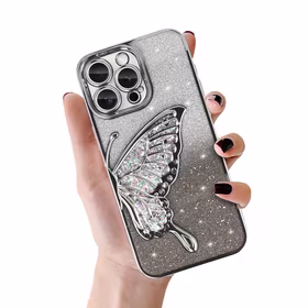 Tel Protect Butterfly Water viedtālruņa apvalks Iphone 17 sudraba