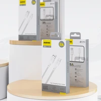 Dudao L9T 5A USB-A - USB-C kabelis 1m - balts