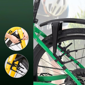 Rockbros FK-892 regulējami bezceļu velosipēda dubļusargi – melni