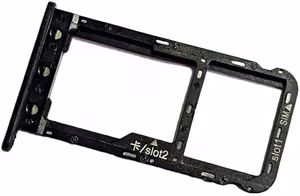 SIM card holder Huawei P9 Lite Mini/Y6 Pro 2017 melns original (service pack)