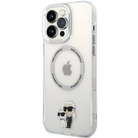 Karl Lagerfeld KKLHMP13XHNKCIT iPhone 13 Pro Max 6.7" Kietais vāciņš caurspīdīgs Iconic Karl&Choupette MagSafe